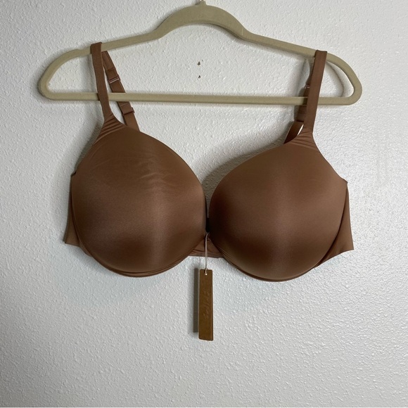 NWT SKIMS Ultimate Collection Push Up Plunge Bra in Sienna 42D - Picture 5 of 10